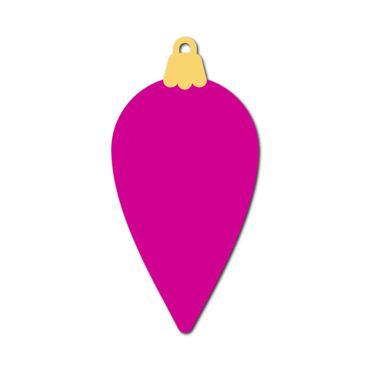 Ornament Gift Tag SVG PNG Template - Shape 17