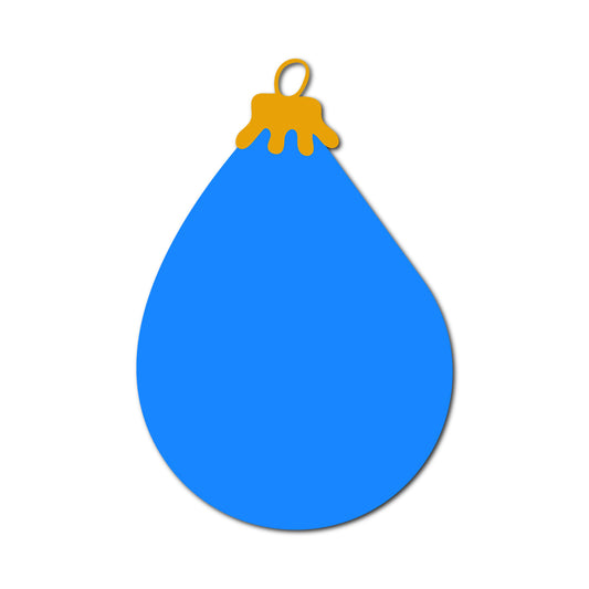 Ornament Gift Tag SVG PNG Template - Shape 20