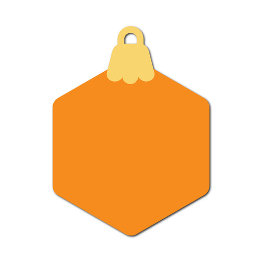Ornament Gift Tag SVG PNG Template - Shape 26