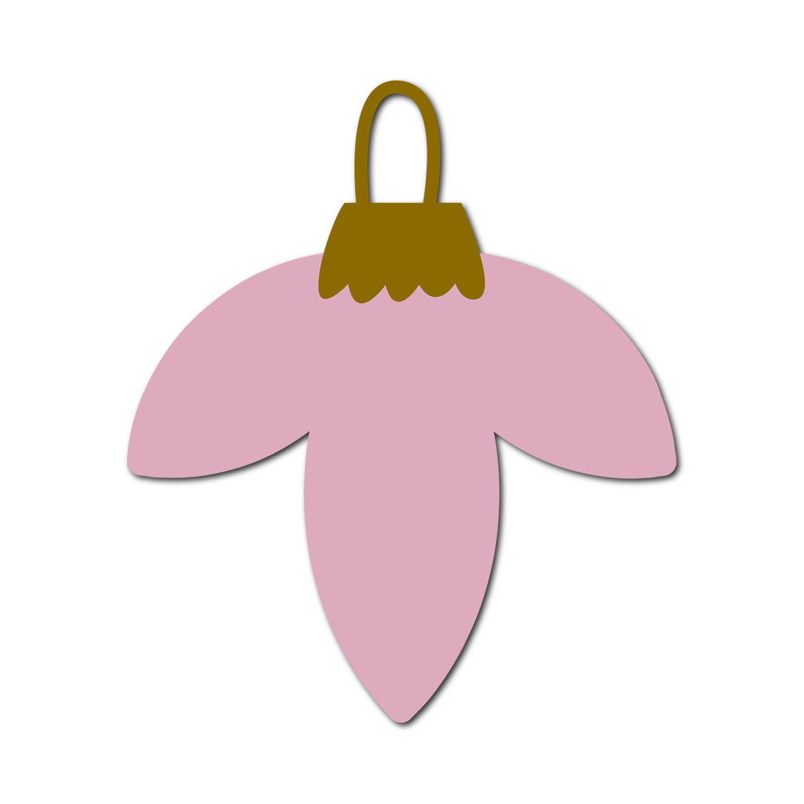 Ornament Gift Tag SVG PNG Template - Shape 29