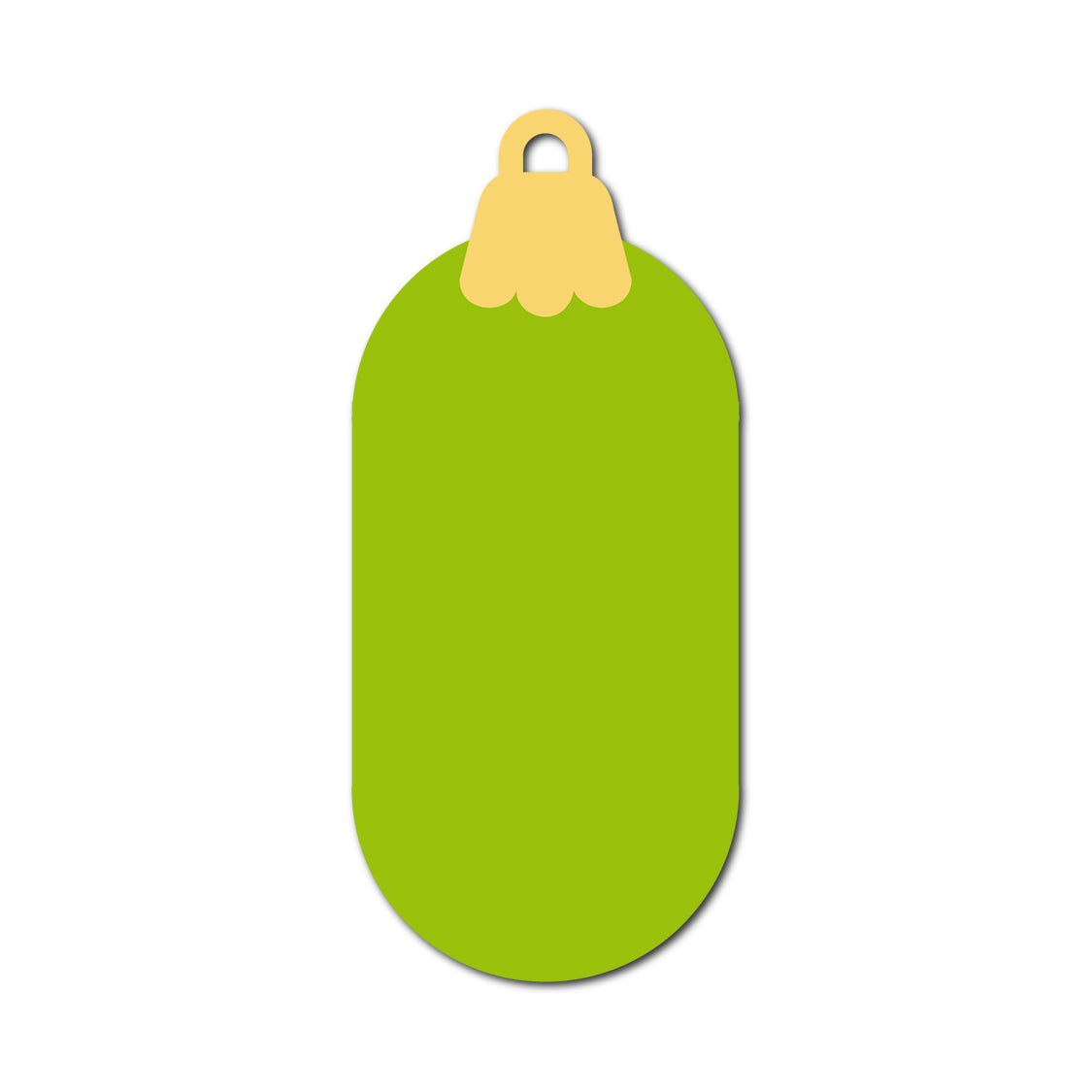Ornament Gift Tag SVG PNG Template - Shape 31