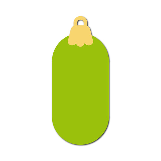 Ornament Gift Tag SVG PNG Template - Shape 31