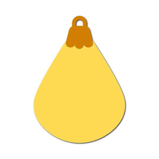 Ornament Gift Tag SVG PNG Template - Shape 32