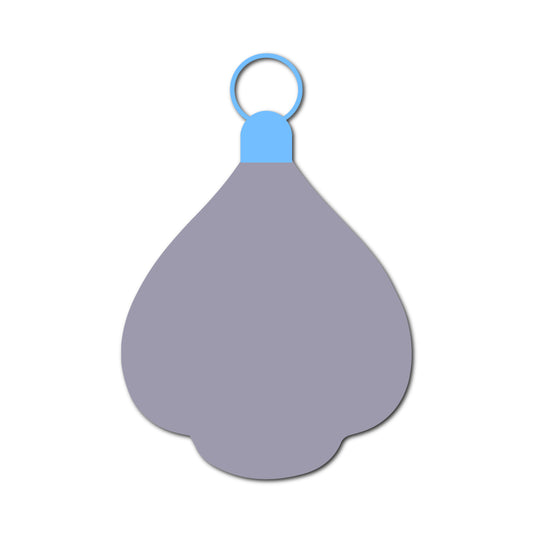 Ornament Gift Tag SVG PNG Template - Shape 36