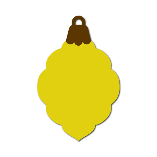 Ornament Gift Tag SVG PNG Template - Shape 37