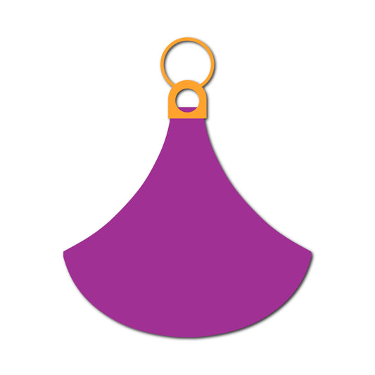 Ornament Gift Tag SVG PNG Template - Shape 38