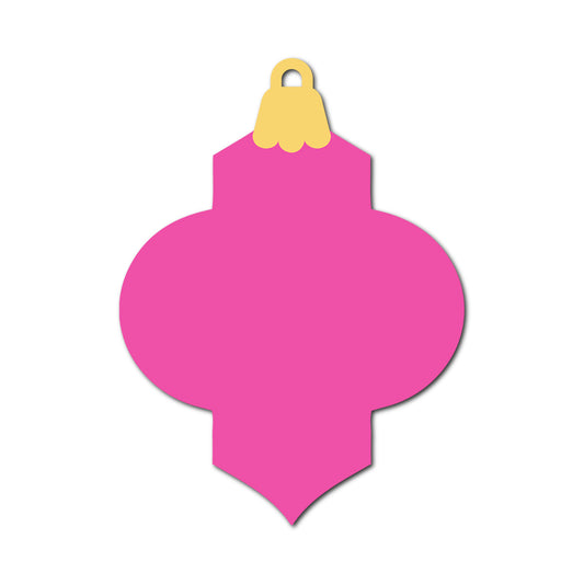 Ornament Gift Tag SVG PNG Template - Shape 39