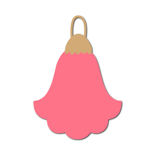 Ornament Gift Tag SVG PNG Template - Shape 40