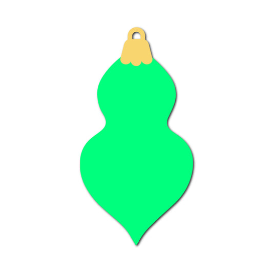 Ornament Gift Tag SVG PNG Template - Shape 41