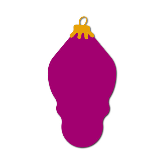 Ornament Gift Tag SVG PNG Template - Shape 44