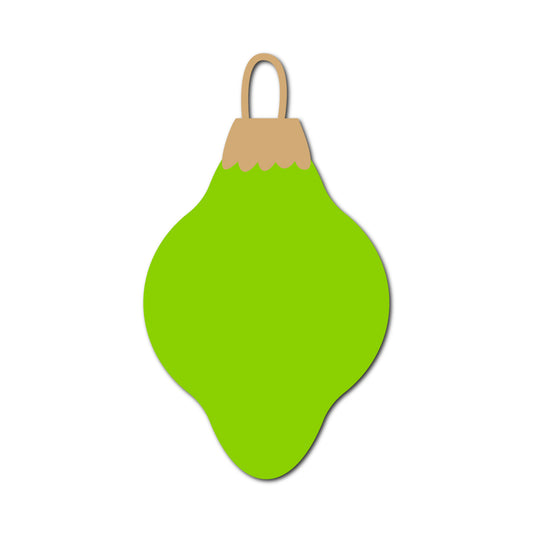 Ornament Gift Tag SVG PNG Template - Shape 48