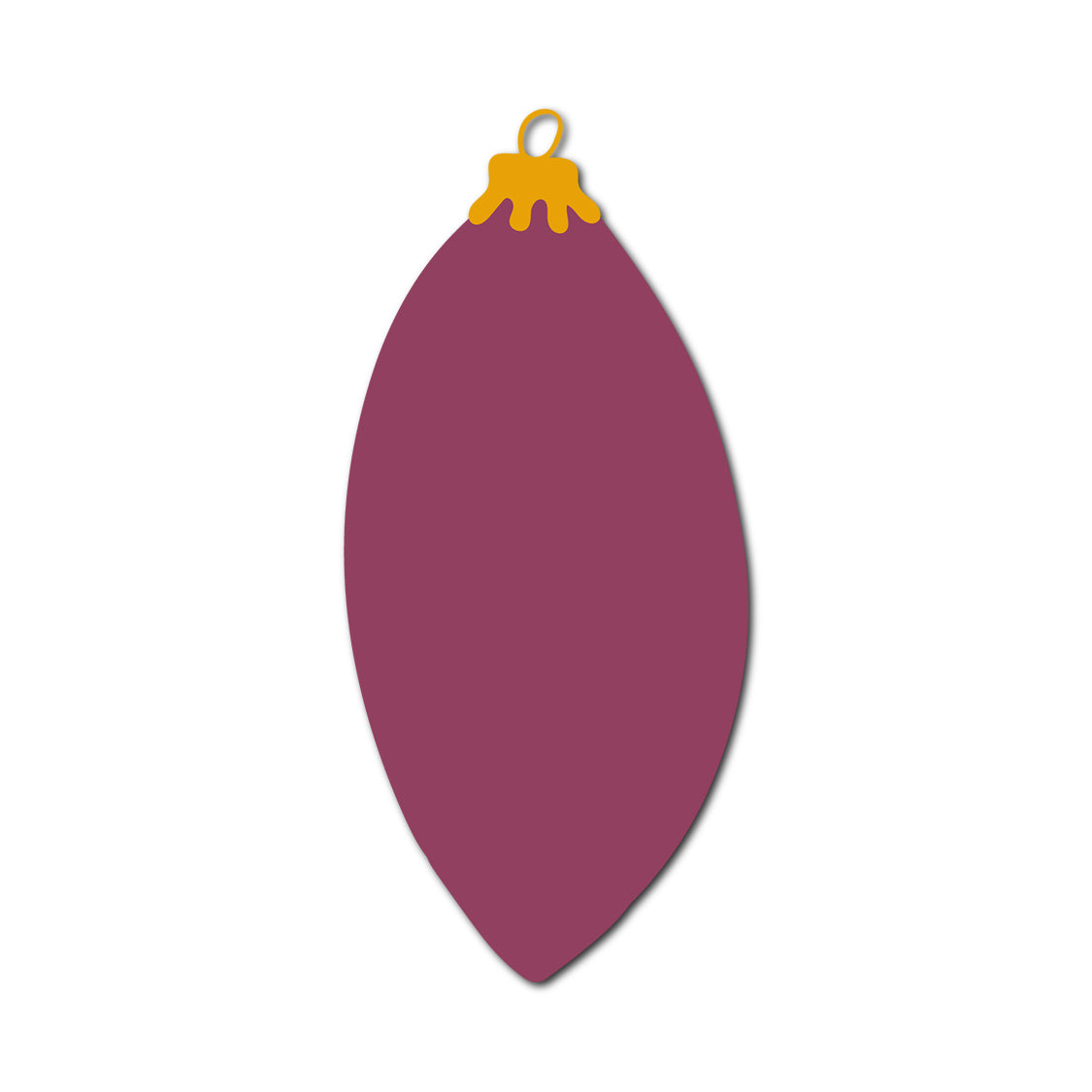 Ornament Gift Tag SVG PNG Template - Shape 54