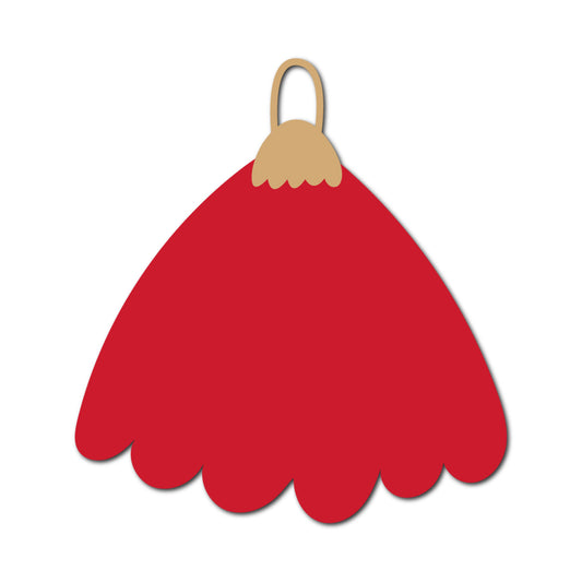 Ornament Gift Tag SVG PNG Template - Shape 56