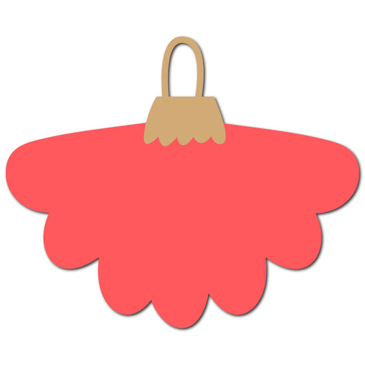 Ornament Gift Tag SVG PNG Template - Shape 57