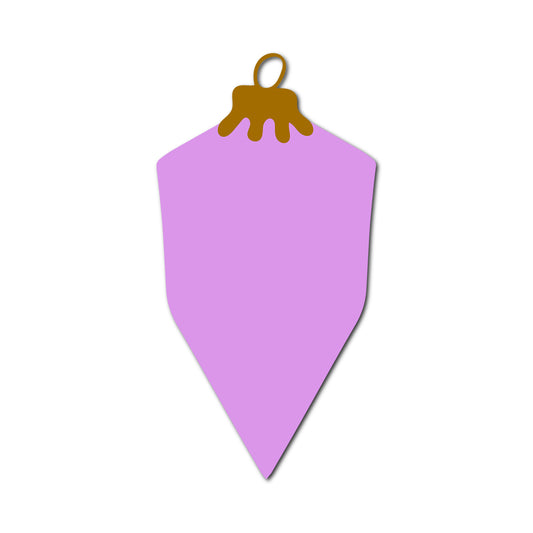 Ornament Gift Tag SVG PNG Template - Shape 61