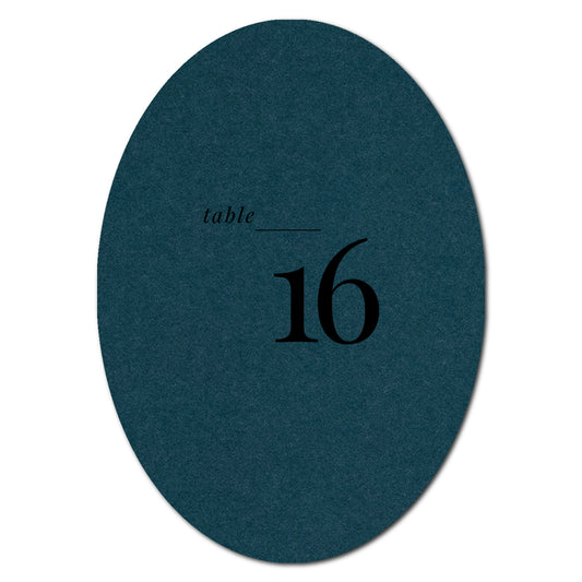 Individually Personalized Wedding Prints on Diecut Cardstock - Oval Shape