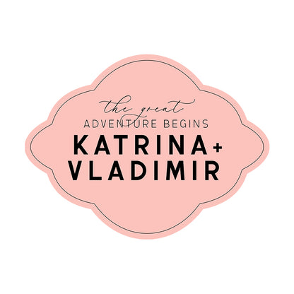 Signature Shape Custom Wedding Signage - Shape 40