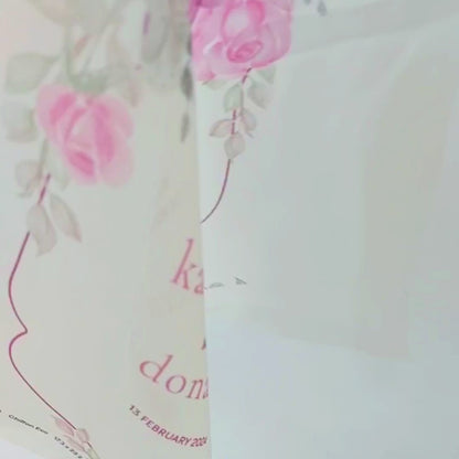 Personalized Chiffon Fabric Wedding Banner | Fully Custom Print