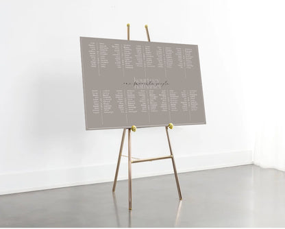 Fun And Fresh Medium Wedding Seating Chart