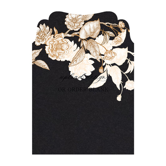 Custom Wedding Prints on Diecut Shaped Cardstock | Princess Shape