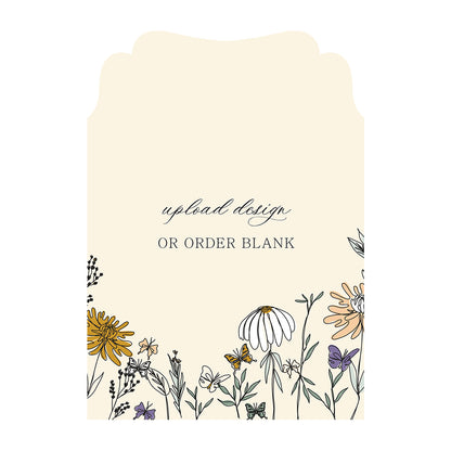 Custom Wedding Prints on Diecut Shaped Cardstock | Princess Shape
