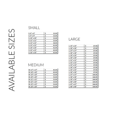 Custom Square Foam Board Signs