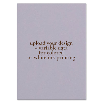 Individually Personalized Wedding Prints on Rectangle Cardstock