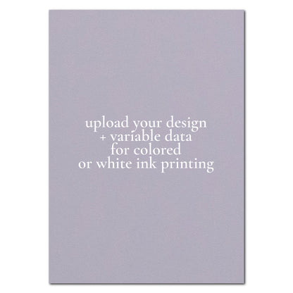 Individually Personalized Wedding Prints on Rectangle Cardstock
