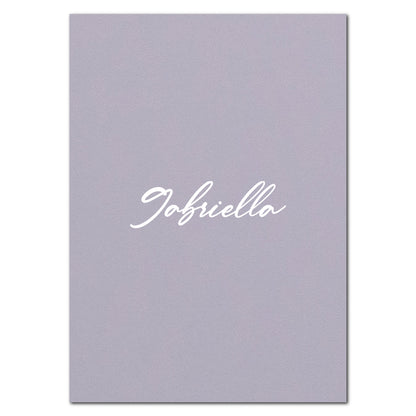 Individually Personalized Wedding Prints on Rectangle Cardstock
