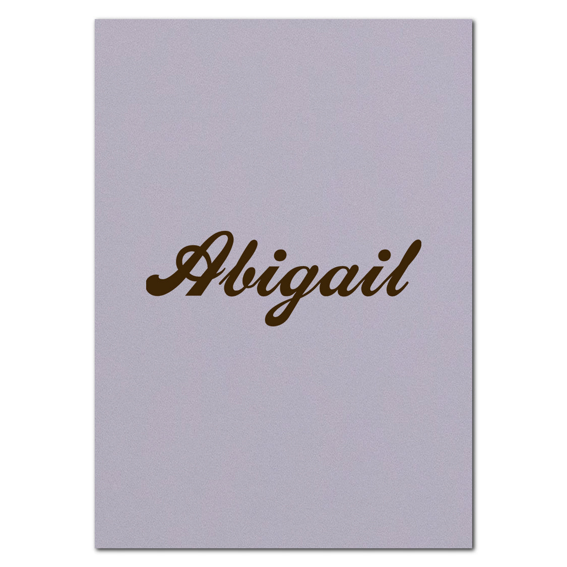 Individually Personalized Wedding Prints on Rectangle Cardstock