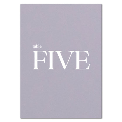 Individually Personalized Wedding Prints on Rectangle Cardstock