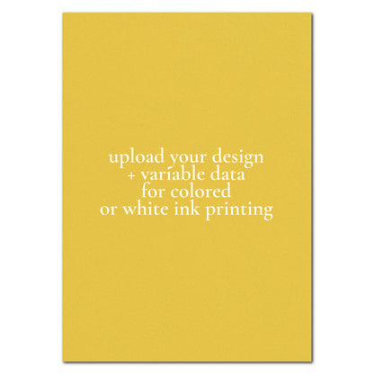 Individually Personalized Wedding Prints on Rectangle Cardstock