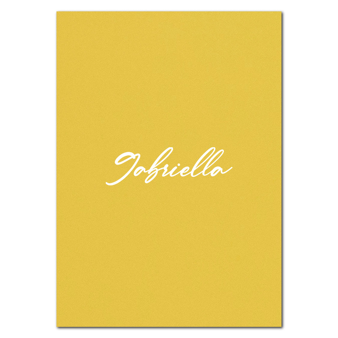 Individually Personalized Wedding Prints on Rectangle Cardstock