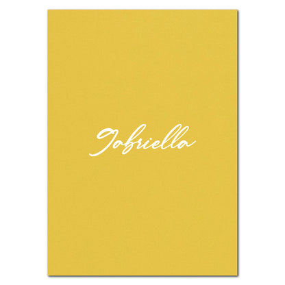 Individually Personalized Wedding Prints on Rectangle Cardstock