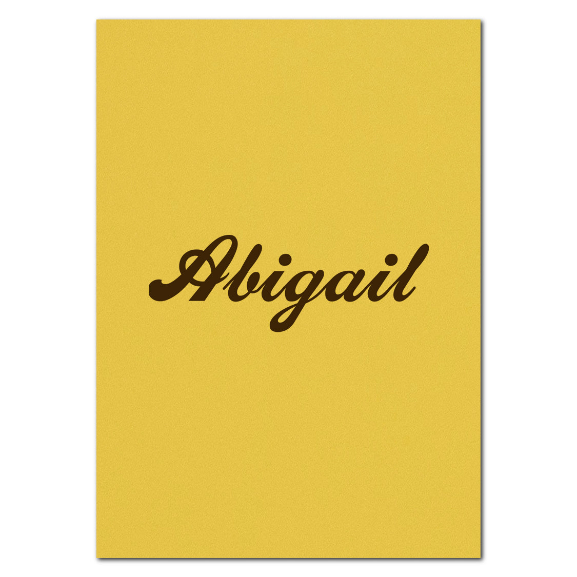 Individually Personalized Wedding Prints on Rectangle Cardstock
