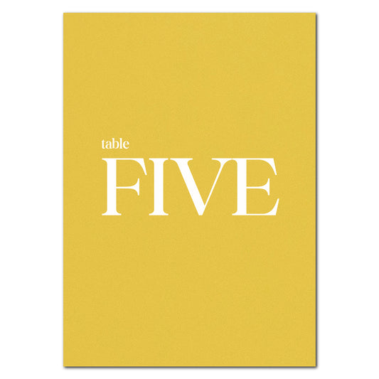 Individually Personalized Wedding Prints on Rectangle Cardstock