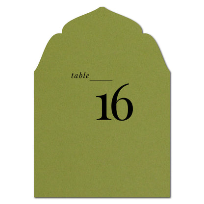 Individually Personalized Wedding Prints on Diecut Cardstock - Regal Shape