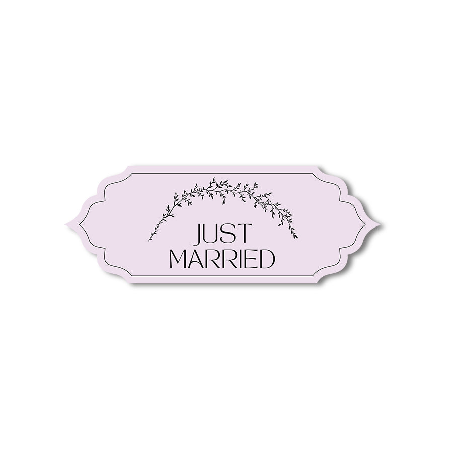 Signature Shape Custom Wedding Signage - Shape 23