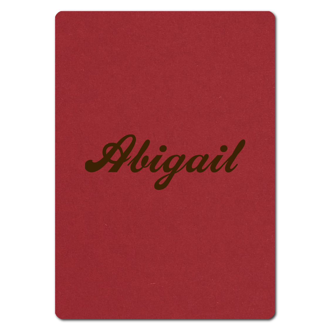 Individually Personalized Wedding Prints on Diecut Cardstock - Rounded Edge Shape