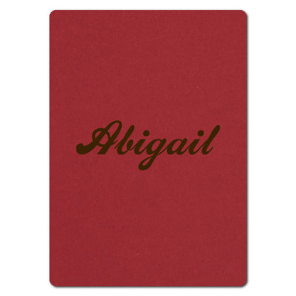 Individually Personalized Wedding Prints on Diecut Cardstock - Rounded Edge Shape