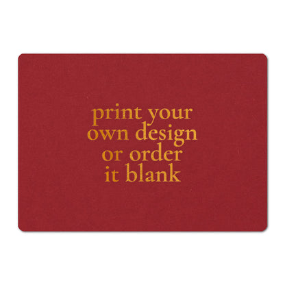 Custom Wedding Prints on Diecut Shaped Cardstock | Rounded Edge Shape