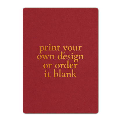Custom Wedding Prints on Diecut Shaped Cardstock | Rounded Edge Shape