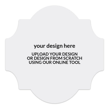 Signature Shape Custom Wedding Signage - Shape 28