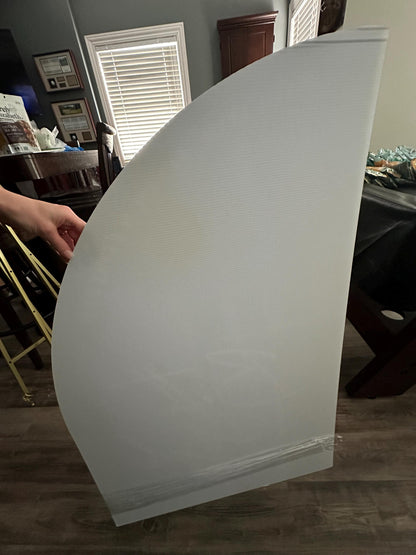 Signature Shape Custom Wedding Signage - Half Arch