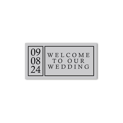 Rectangle Sticker - Silver Foil