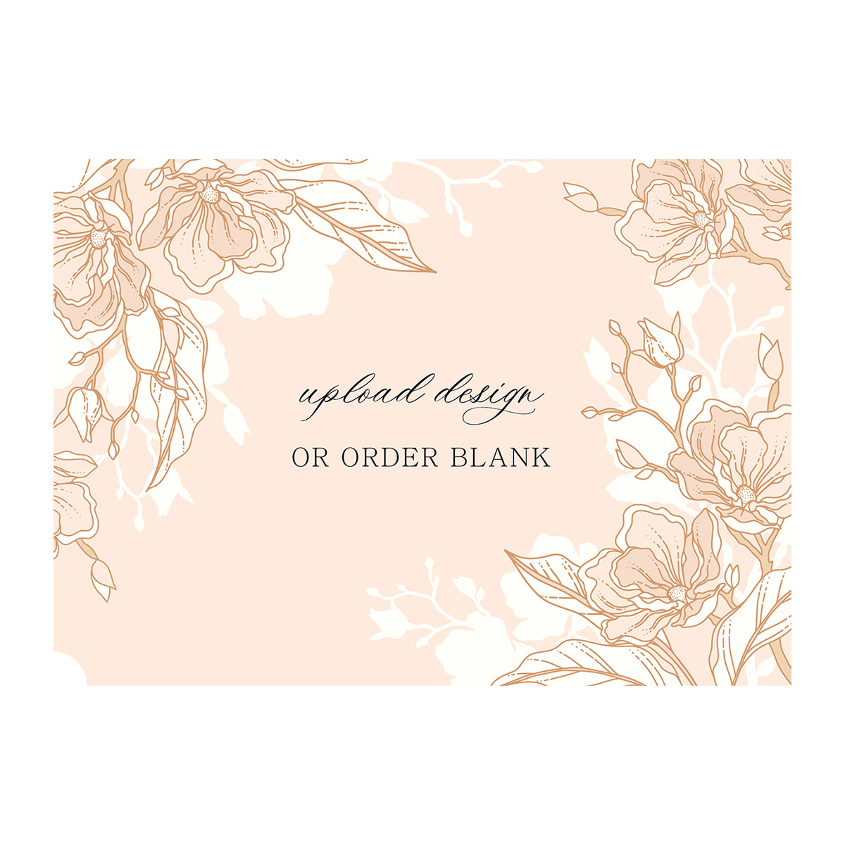 Custom Wedding Prints on Diecut Shaped Cardstock | Simple Shape