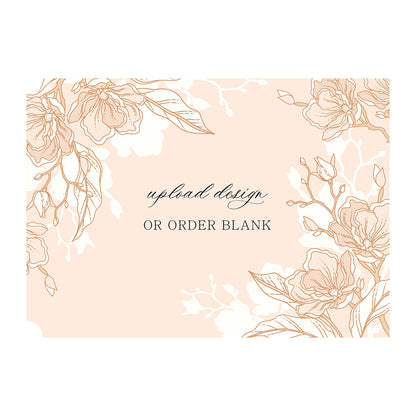 Custom Wedding Prints on Diecut Shaped Cardstock | Simple Shape