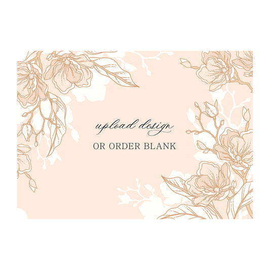 Custom Wedding Prints on Diecut Shaped Cardstock | Simple Shape