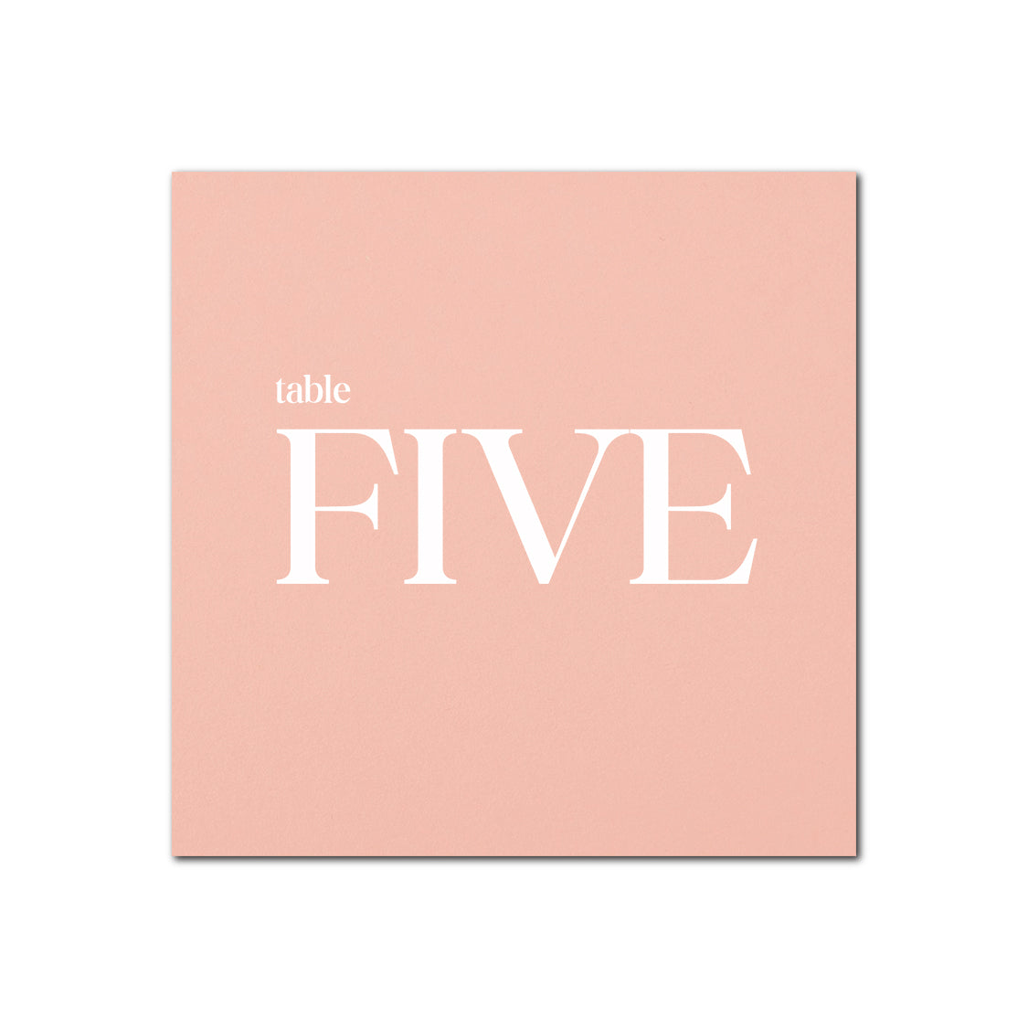 Individually Personalized Wedding Prints on Square Cardstock