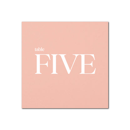 Individually Personalized Wedding Prints on Square Cardstock